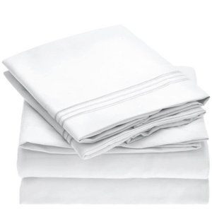 Mellanni Twin Sheet Set - Hotel Luxury Bedding Sheets & Pillowcases.